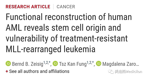 Science子刊：一种FDA批准的抗腹泻药物可有效对抗化疗的耐药性