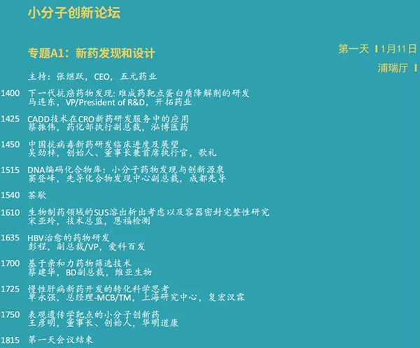 小分子创新论坛--专题A1：新药发现和设计.png